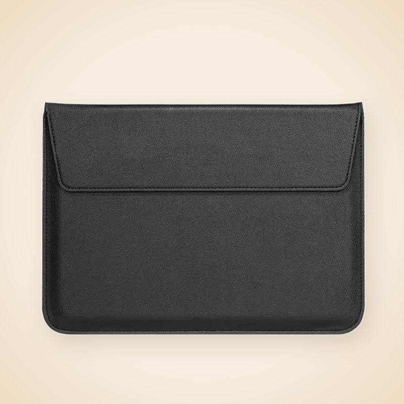 Svart laptopfodral, slät yta