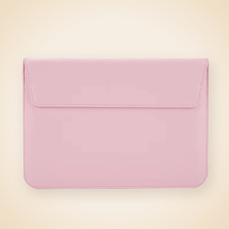 Rosa laptopfodral, slät yta